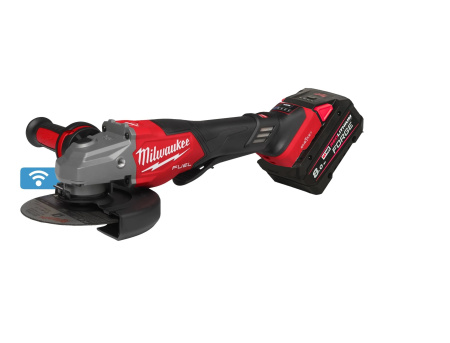 Аккумуляторная углошлифовальная машина (УШМ, Болгарка) Milwaukee M18 FHSAGO125 VXPDB2-802X FUEL ONE-KEY 125мм (Арт. 4933493420)